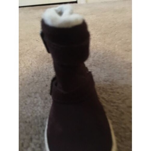 Stride Rite Toddler Boys Child Faux Fur Lined Brown Boots Size 5 Winter - Picture 2 of 10